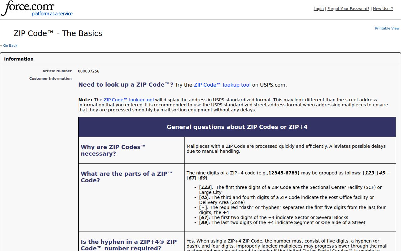 Melrose ZIP code directory USPS ZIP and ZIP plus four guidance